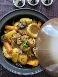 Tajine de veau aux pruneaux et légumes